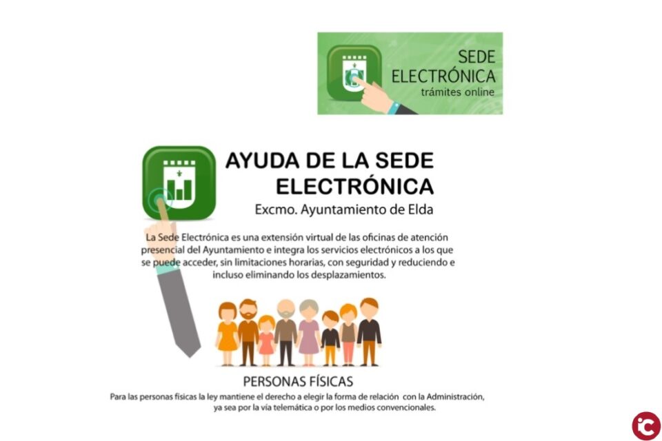 El 69% de los trámites realizados en el Registro del Ayuntamiento de Elda durante 2020 se realizaron de manera telemática o por canales no presenciales