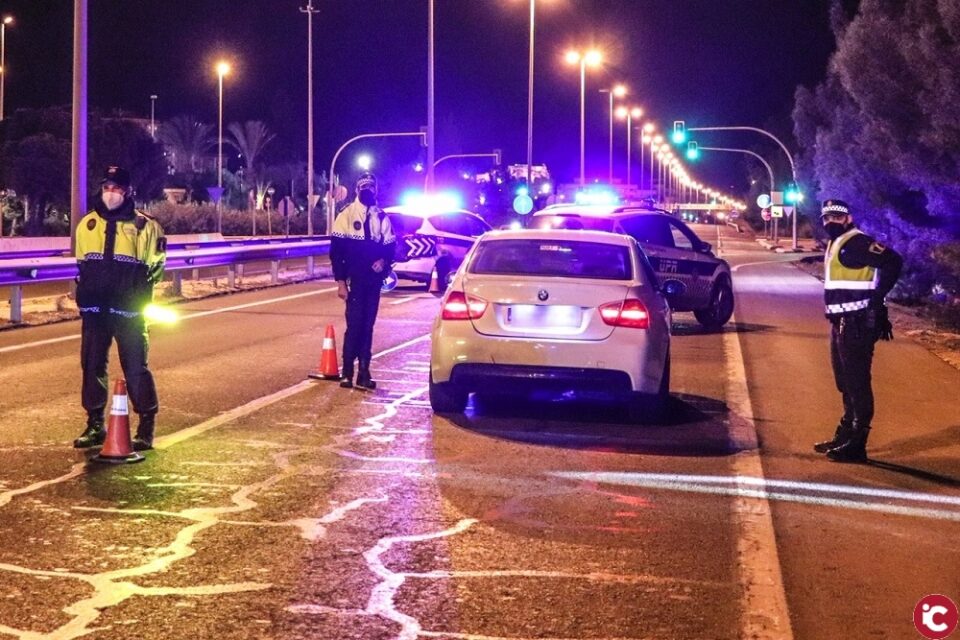 La Policía Local disuelve cuatro botellones en La Ereta