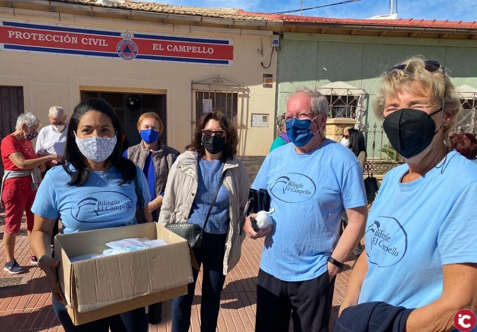 Los extranjeros residentes en El Campello también reciben sus mascarillas