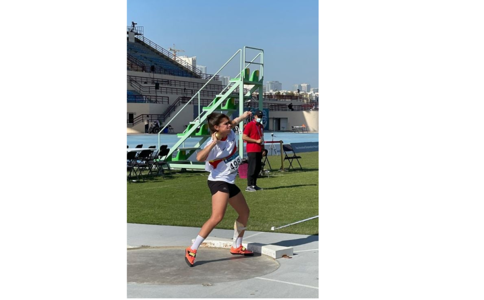 La deportista ibense Miriam Martínez