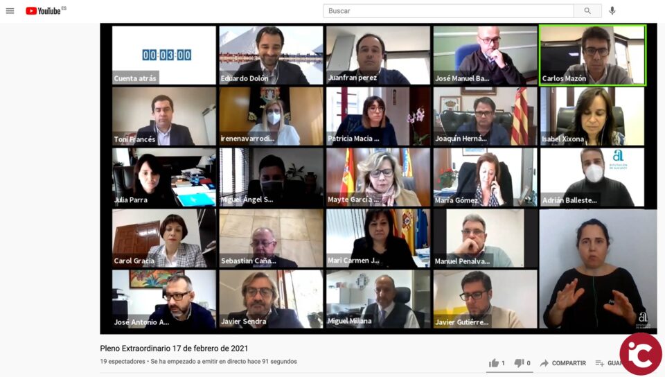 El pleno de la Diputación aprueba 24 millones de euros en ayudas a pymes y autónomos afectados por el Covid