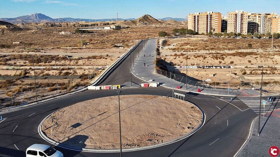 Se abre el nuevo tramo de la Vía Parque de Alicante tras meses de retrasos