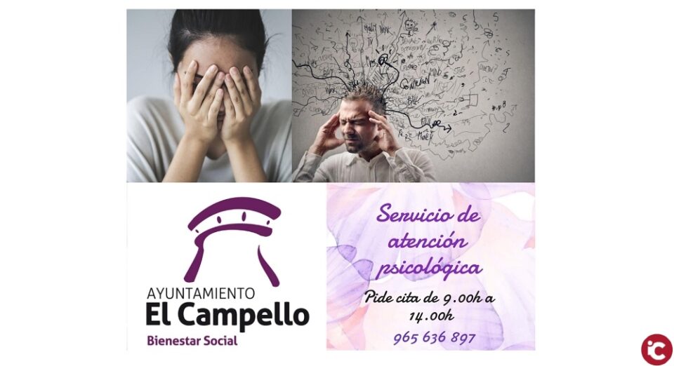 Bienestar Social recuerda que existe un servicio de atención psicológica municipal disponible para la ciudadanía