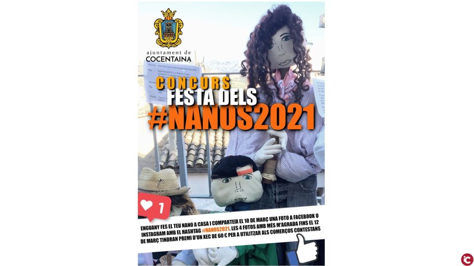 La Regidoria de Tradicions organitza un concurs de fotos en les xarxes socials per a celebrar de manera virtual els Nanos de 2021