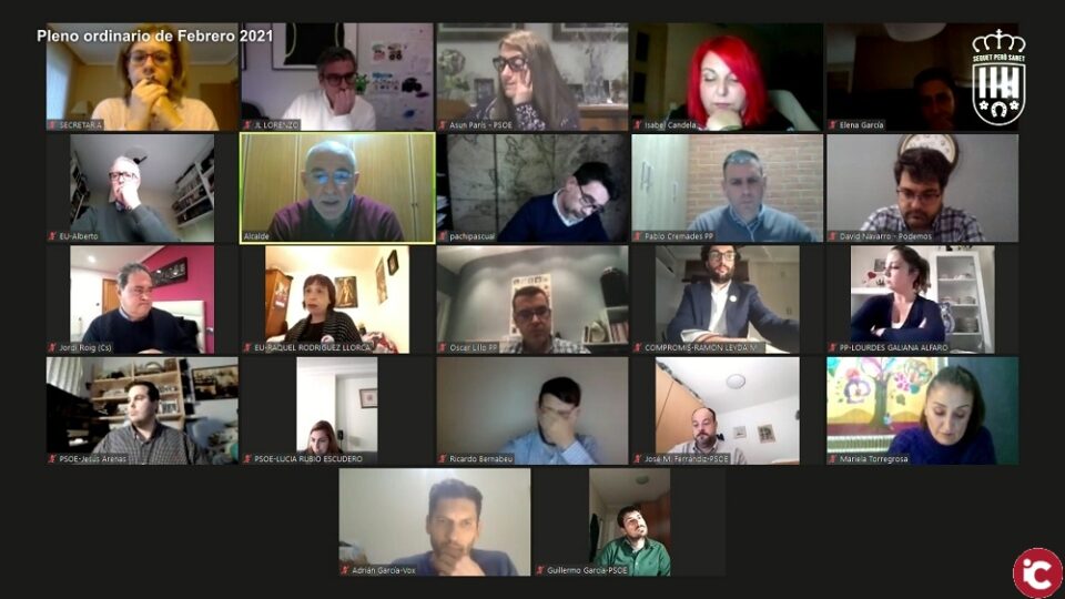 San Vicente celebra el pleno del mes de febrero