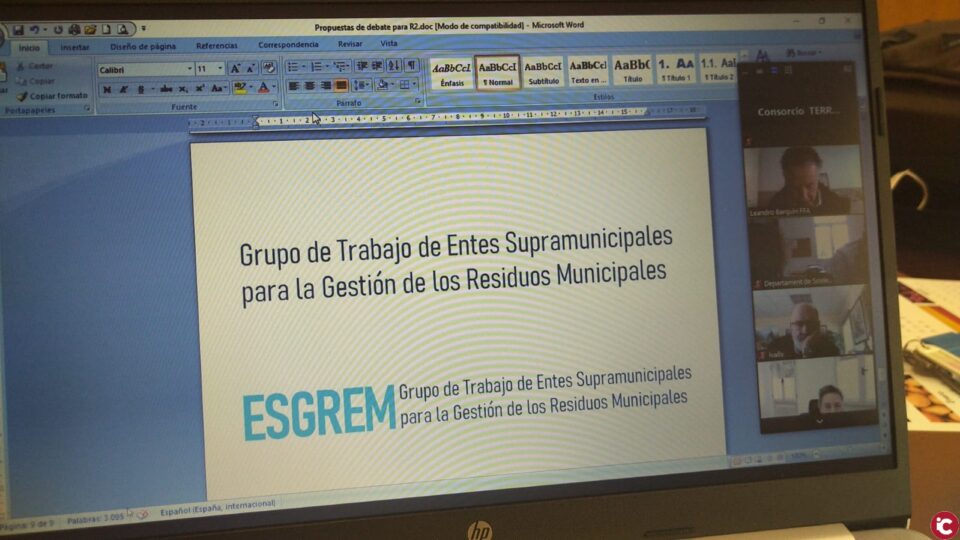 El Consorcio Terra forma parte del Grupo de Trabajo Esgrem cuyo objetivo es mejorar la comunicación con las administraciones en materia de residuos