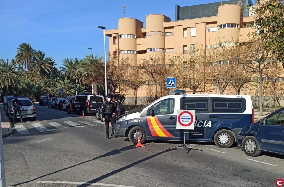 La Policía Nacional desmantela "tres puntos negros" de venta de sustancias estupefacientes en la ciudad de Elche