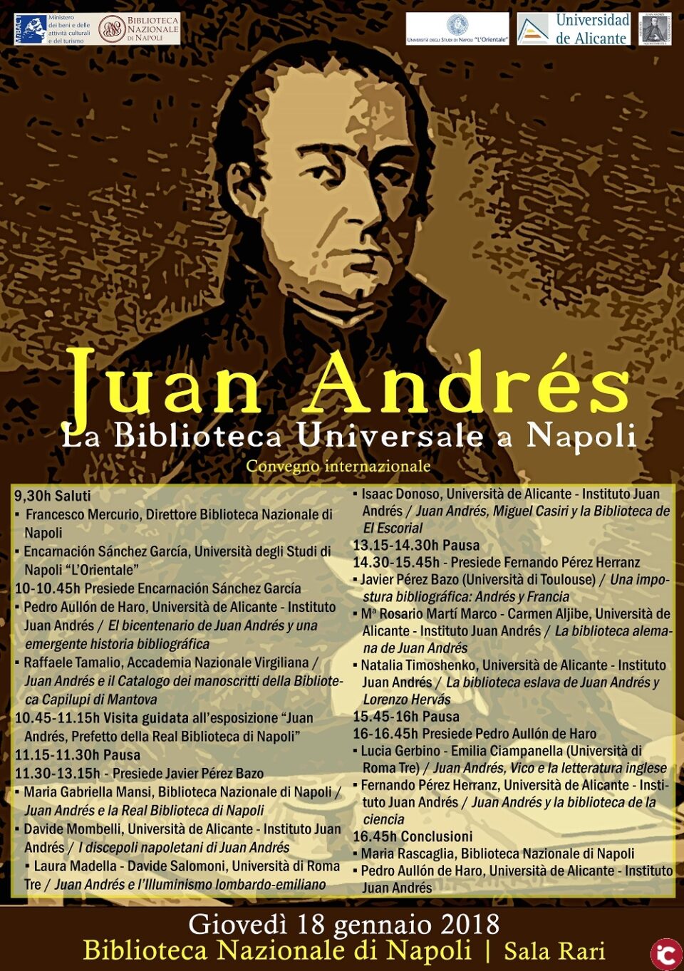 El Año Juan Andrés finaliza con un congreso internacional en Nápoles