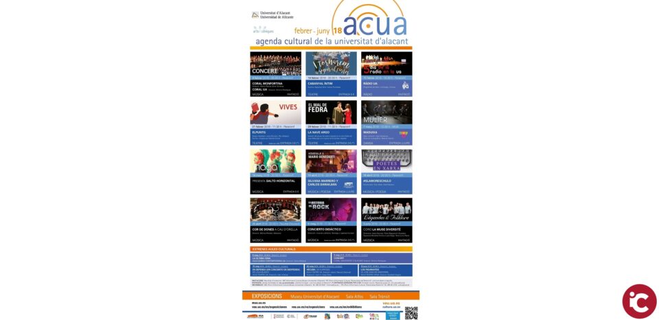 La producció pròpia i el concert del grup Maga marquen la nova programació cultural de la UA