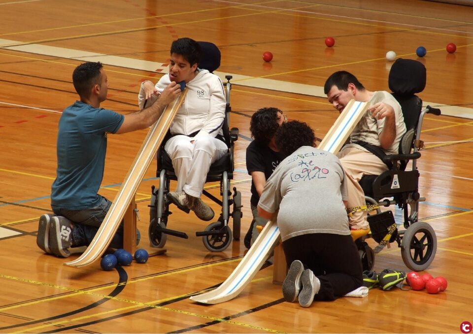 Los mejores jugadores de Boccia disputan la liga autonómica en Aspe