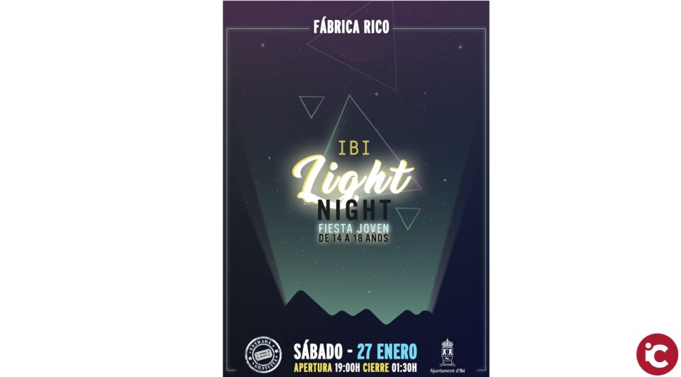 Fiesta Joven Light Night en Ibi