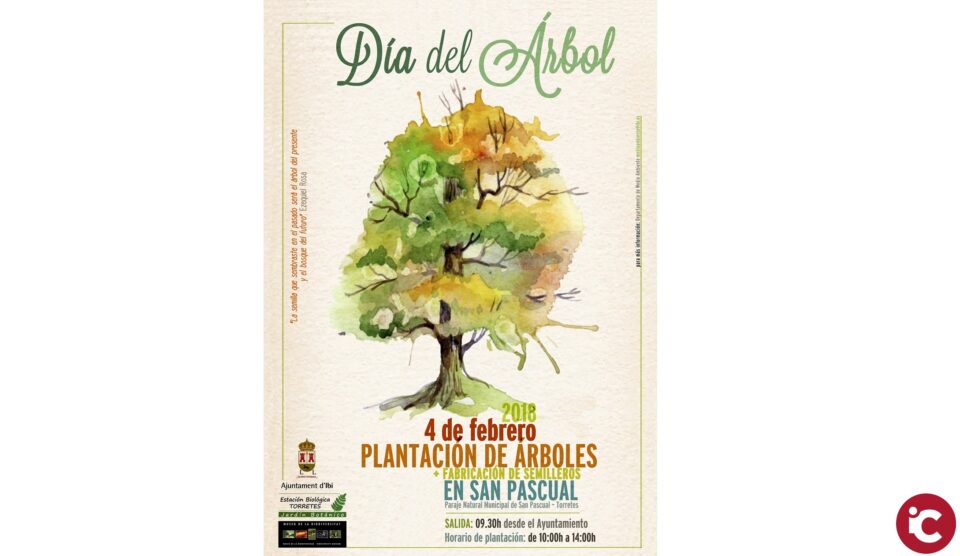 Ibi celebra el Día del Árbol con la plantación de árboles en el Paraje Natural de San Pascual