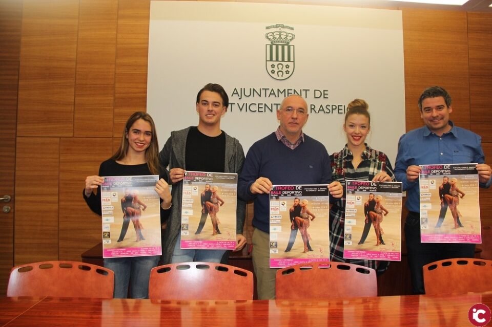 El Pabellón Municipal acoge el 11 de febrero el V Trofeo de Baile Deportivo Ciudad de San Vicente con nuevas modalidades