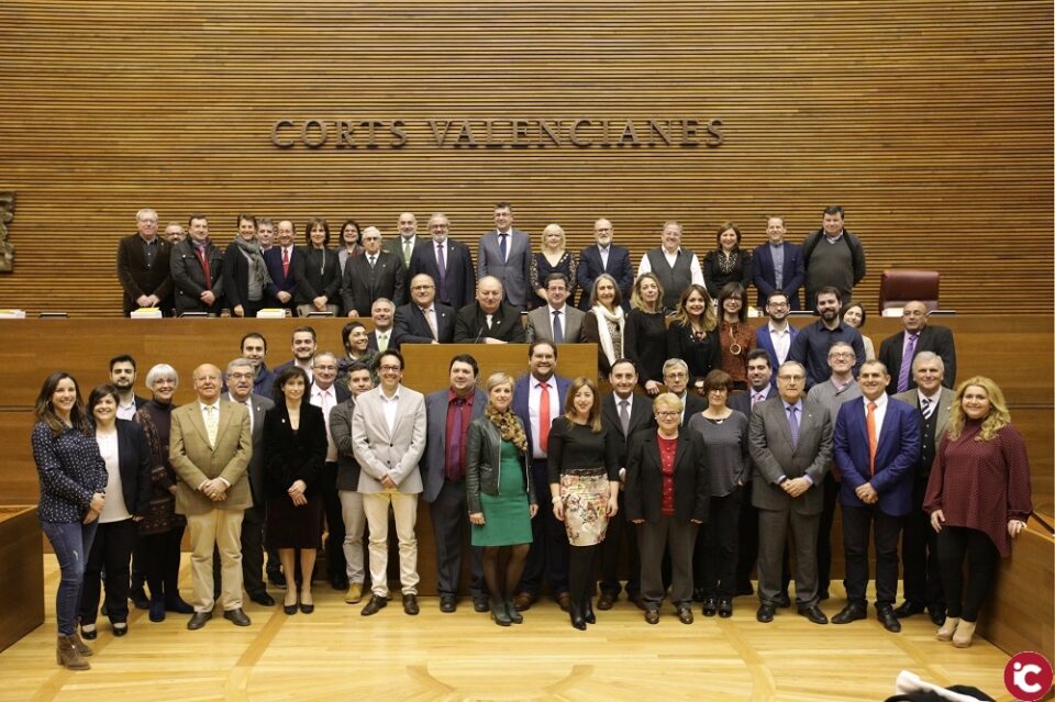 Les Corts Valencianes reciben a la FSMCV con motivo del 50º aniversario de la entidad
