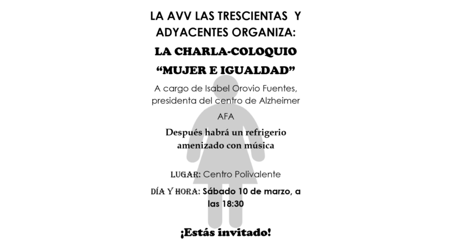 Charla-Coloquio "Mujeres e Igualdad"