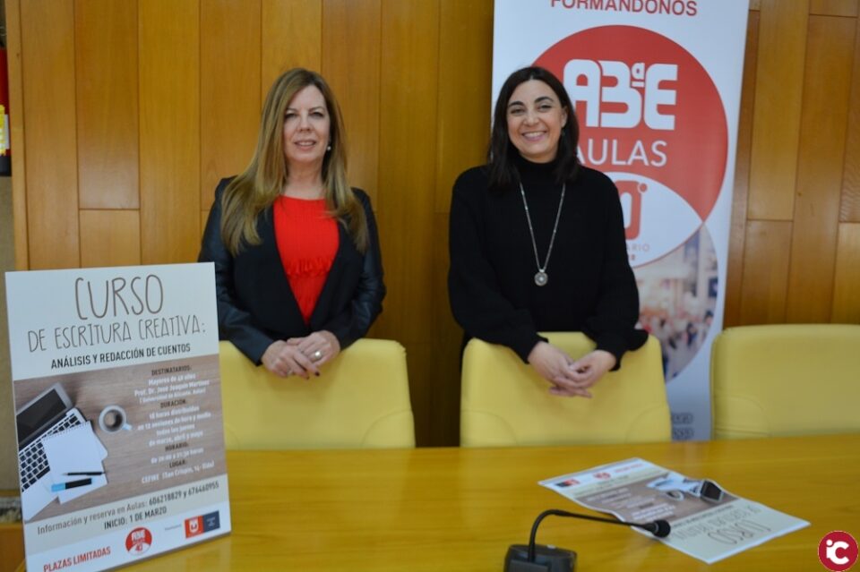 Aulas 3ª Edad ofrece un curso gratuito de escritura creativa