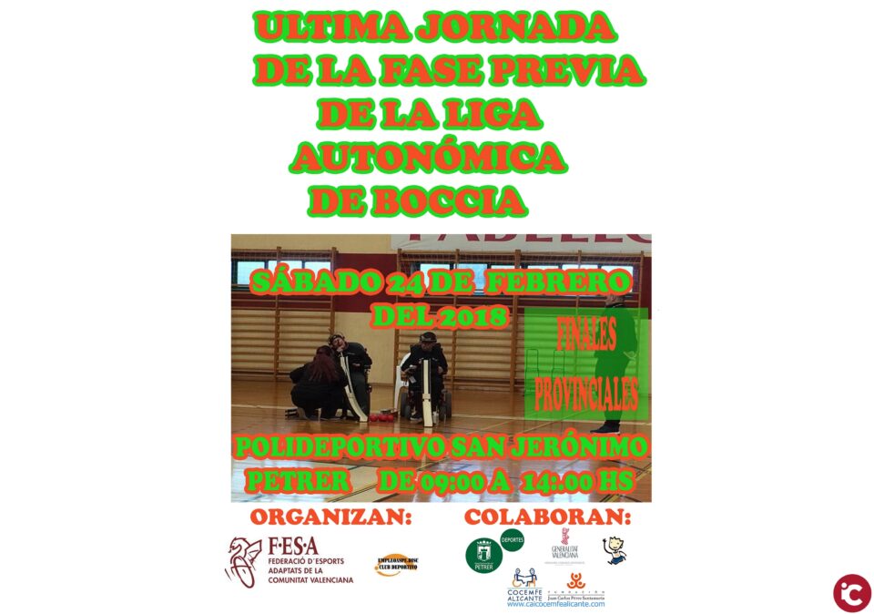 Boccia y Slalom en el Polideportivo de San Jerónimo