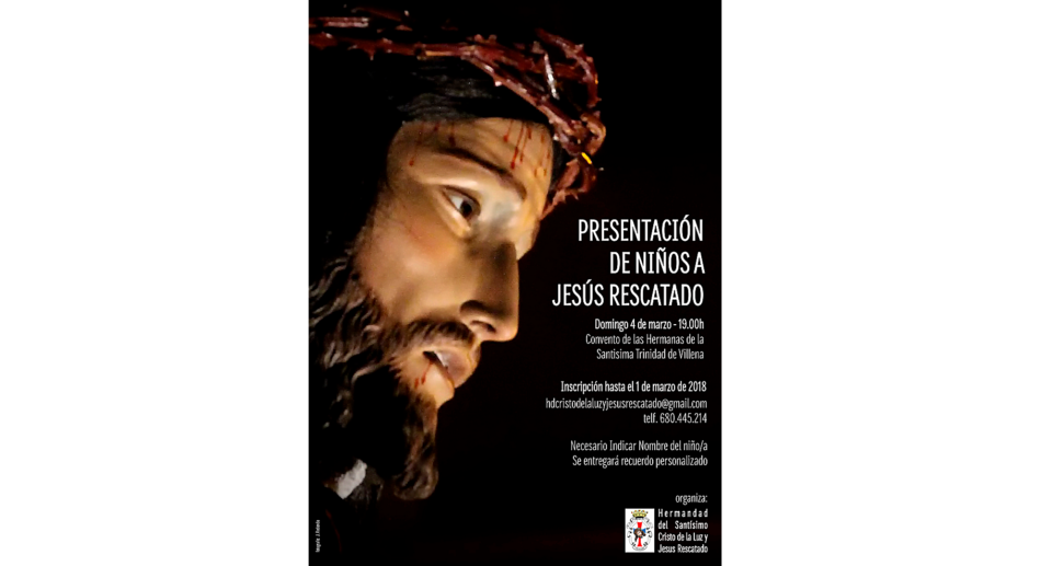 Proximos actos de la Hermandad de la Santísima Trinidad de Villena y la Hermandad del Santísimo Cristo de la Luz y Jesús Rescatado