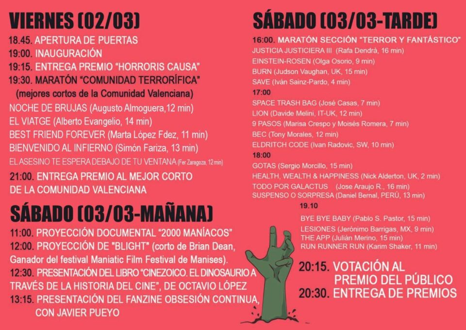 El Suspiria Fest vuelve a San Vicente