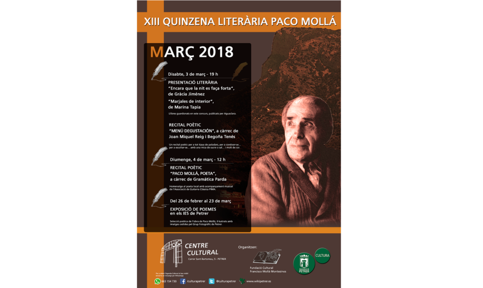 31 días de poesía en Petrer