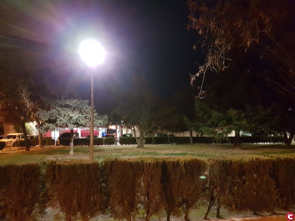 Cambio de 68 luminarias en los parques y jardines
