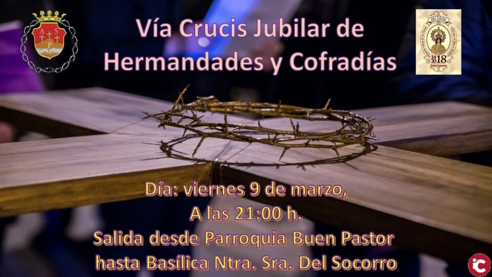 La Cruz de las Cofradías y Hermandades protagonizará el Vía Crucis Jubilar de Aspe