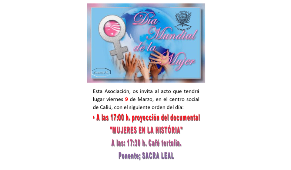 El barrio Caliú celebra el Día de la Mujer