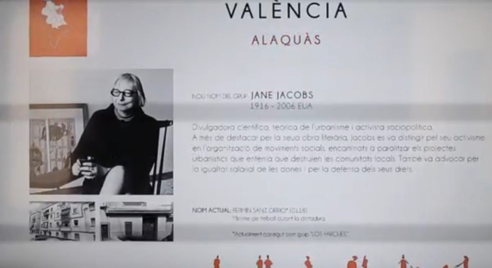 La Generalitat redenomina 26 grups d'habitatge públic per a destacar el treball de dones històriques