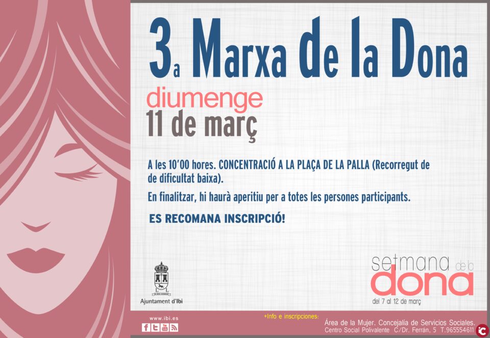 III "Marxa de la Dona" en Ibi