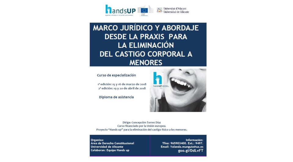 La UA debat el marc jurídic en matèria de protecció de menors i eliminació del càstig corporal a menors