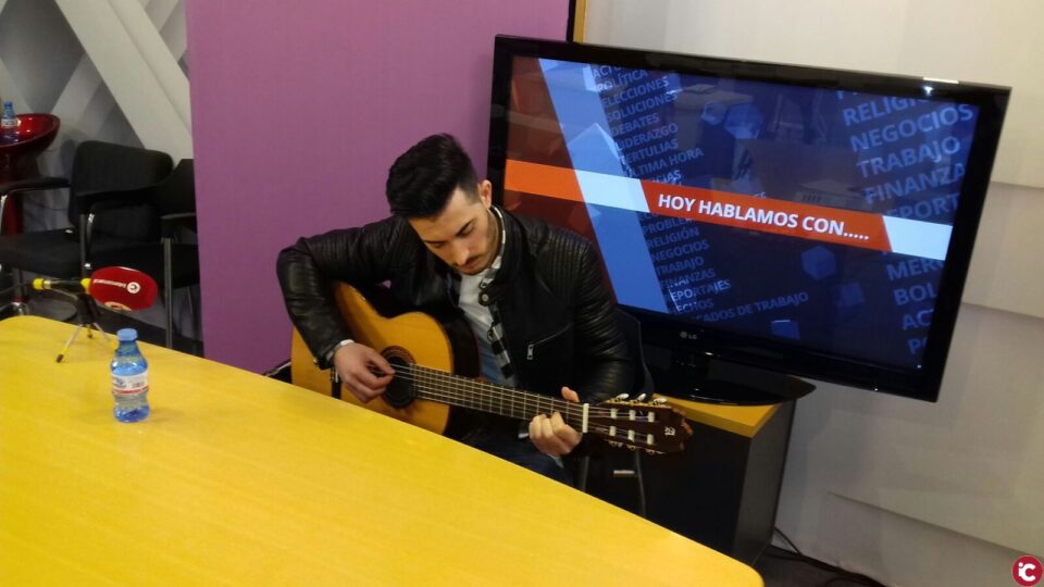 El cantante sajeño Rafa Vargas participó en el Festival Españavisión