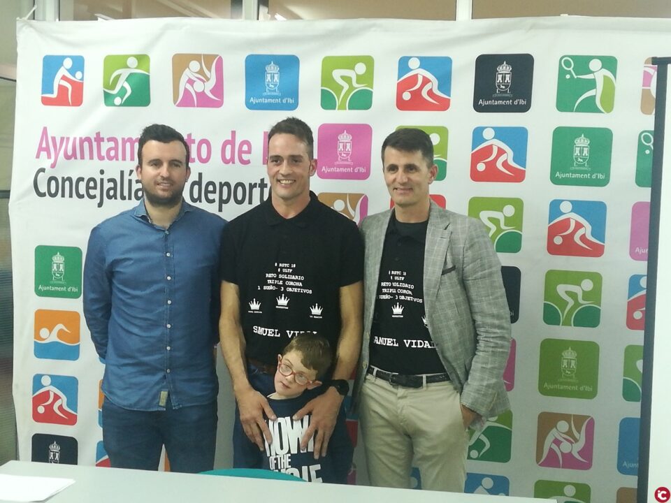El deportista ibense Samuel Vidal presenta su nuevo reto