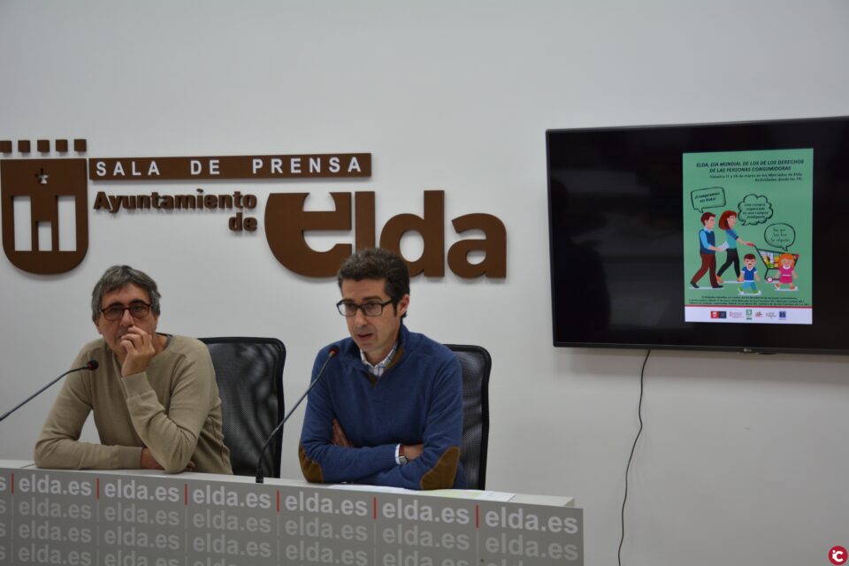 Celebración del Día Mundial del Consumidor con actividades lúdicas en los mercados eldenses