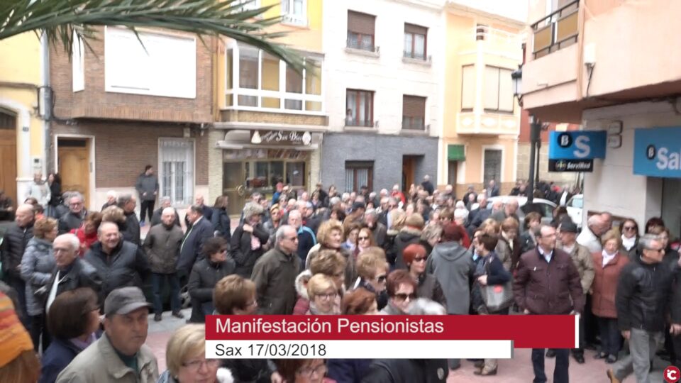 Sax se une a la reivindicación por unas pensiones dignas