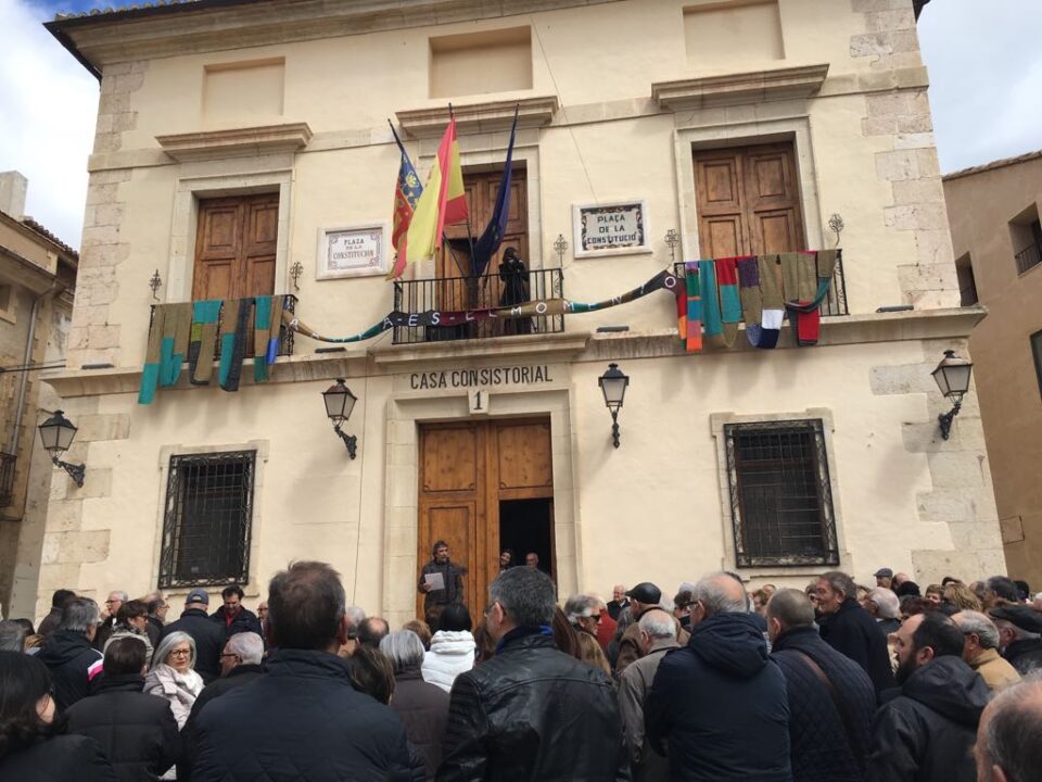 Nova concentració organitzada per la Plataforma de jubilats i pensionistes de Biar