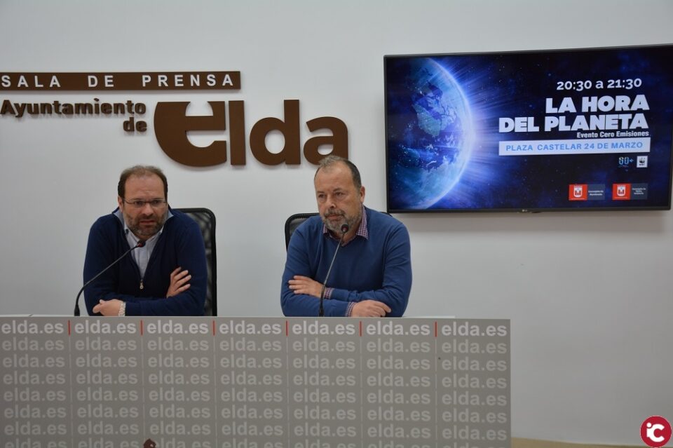 Elda se suma a La hora del planeta para concienciar sobre el cambio climático