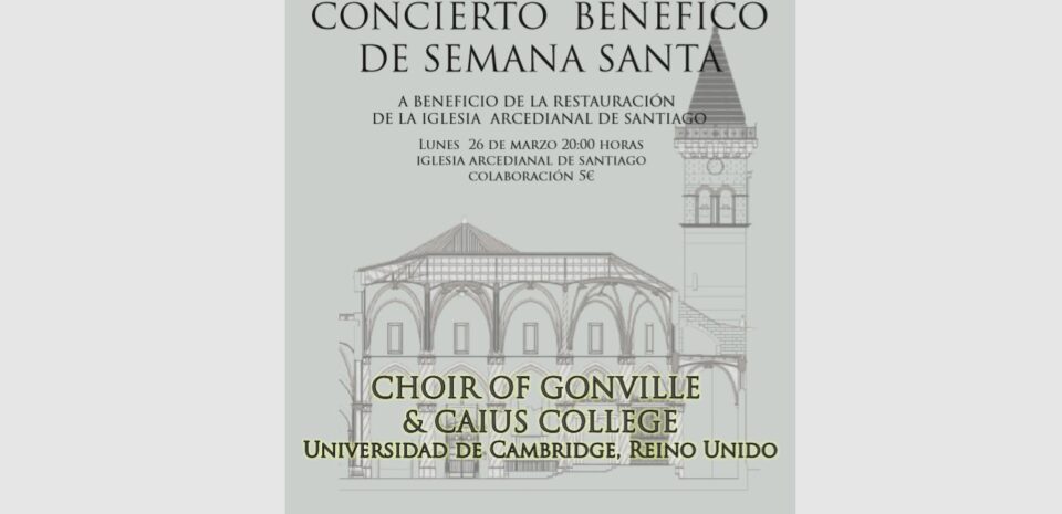 Concierto benéfico del coro Caius de Cambridge en Santiago