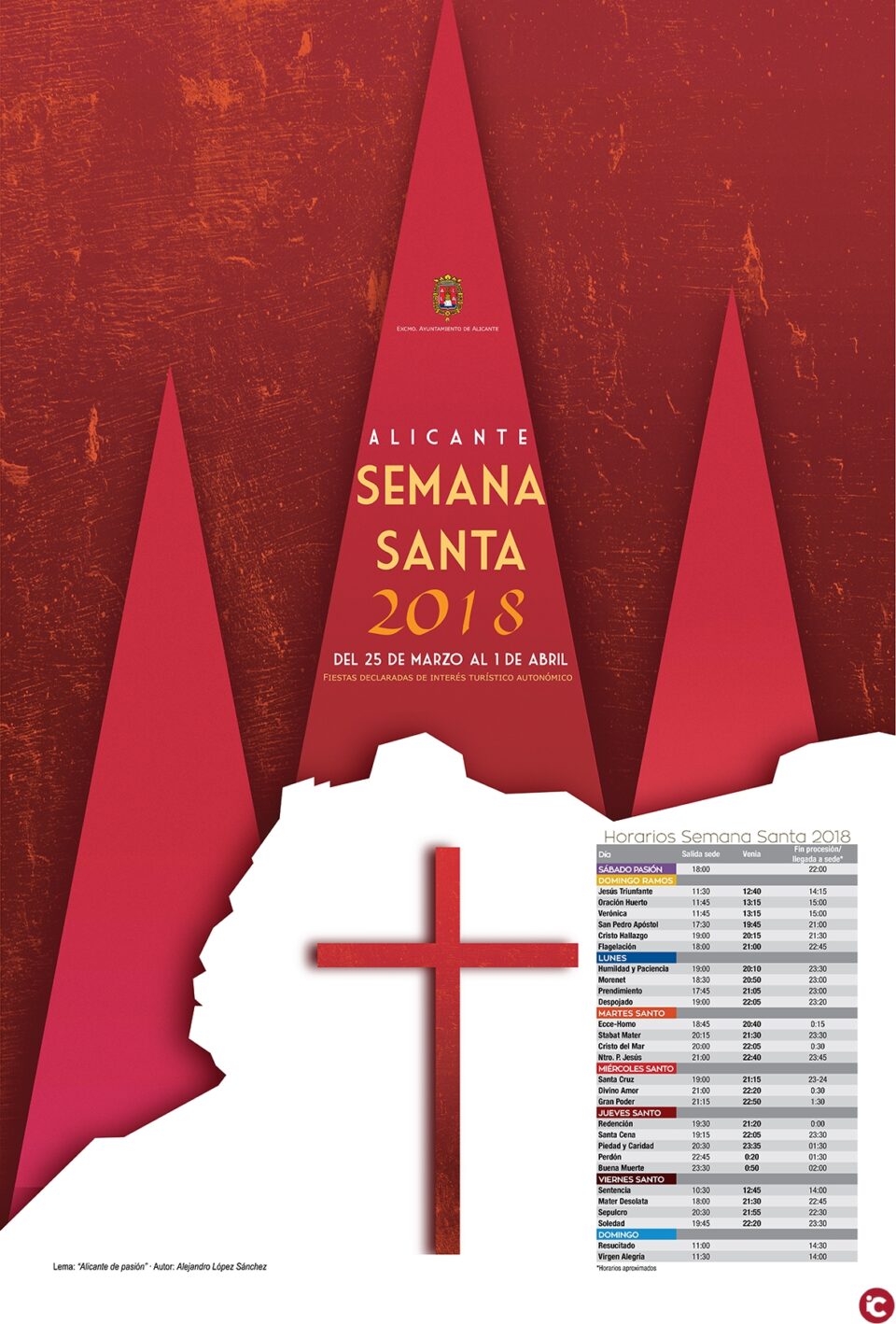 Alicante comienza la Semana Santa con la procesión de las palmas de Jesús Triunfante en el domingo de Ramos