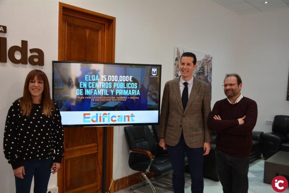El Ayuntamiento cifra en 15 millones de euros las necesidades de los colegios públicos de Infantil y Primaria para el plan Edificant