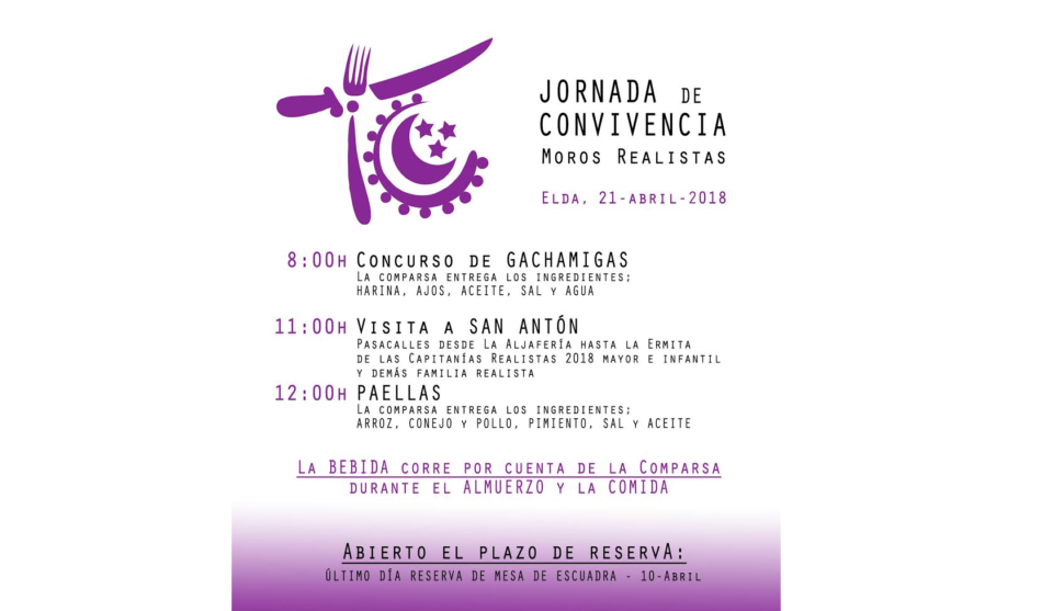 Se prepara la Jornada de Convivencia Realistas 2018