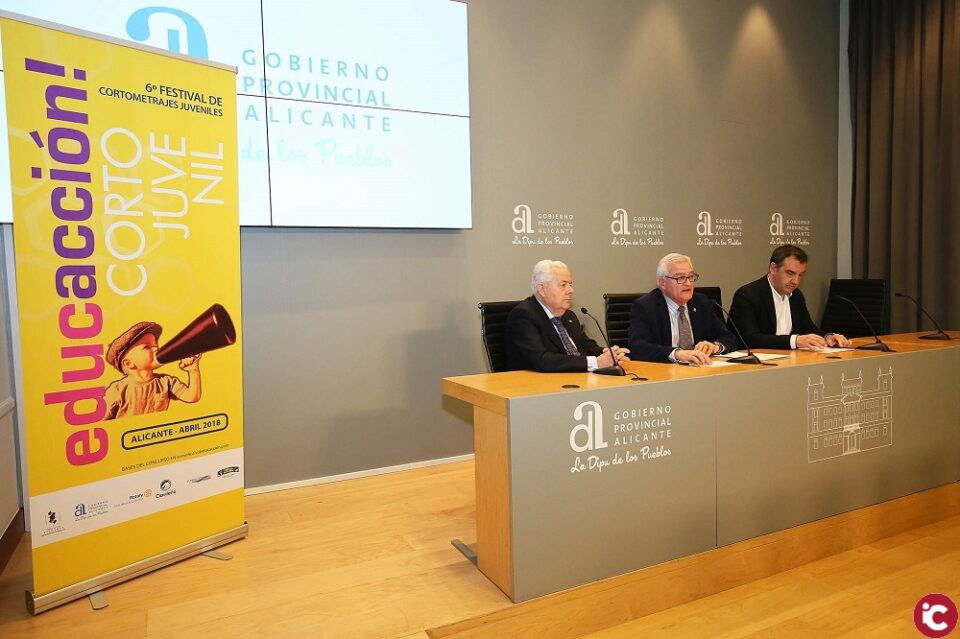 La Diputación de Alicante duplica hasta los 35.000 euros la aportación al Festival de Cine para acercarlo a toda la provincia