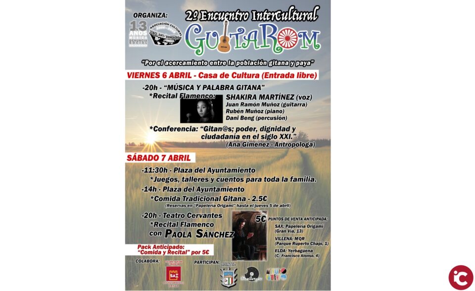 Llega la segunda edición del Encuentro Intercultural GuitaRom