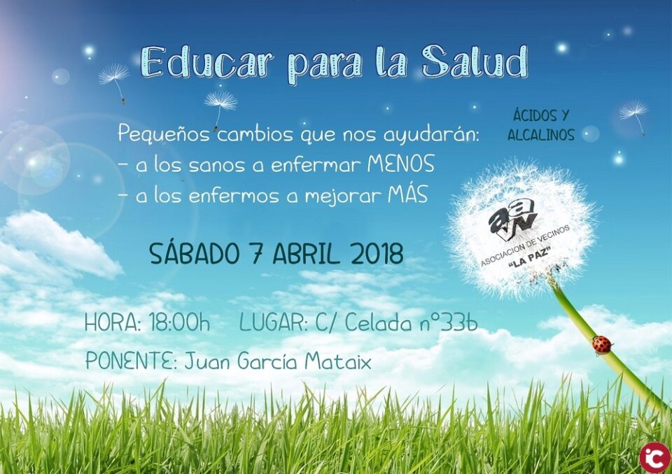 Charla sobre salud en la biblioteca de la Paz