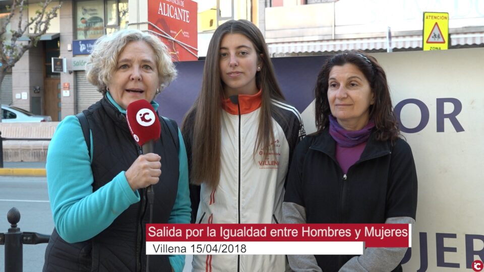Marcha en apoyo a la mujer