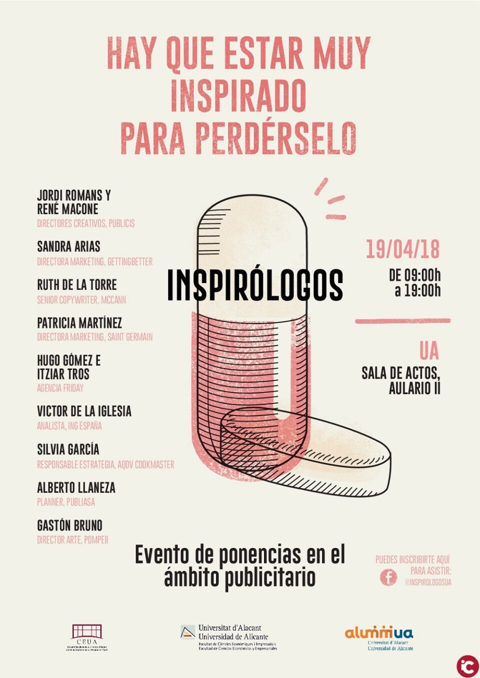 La UA organiza una jornada para inspirar la creatividad y el emprendedurismo