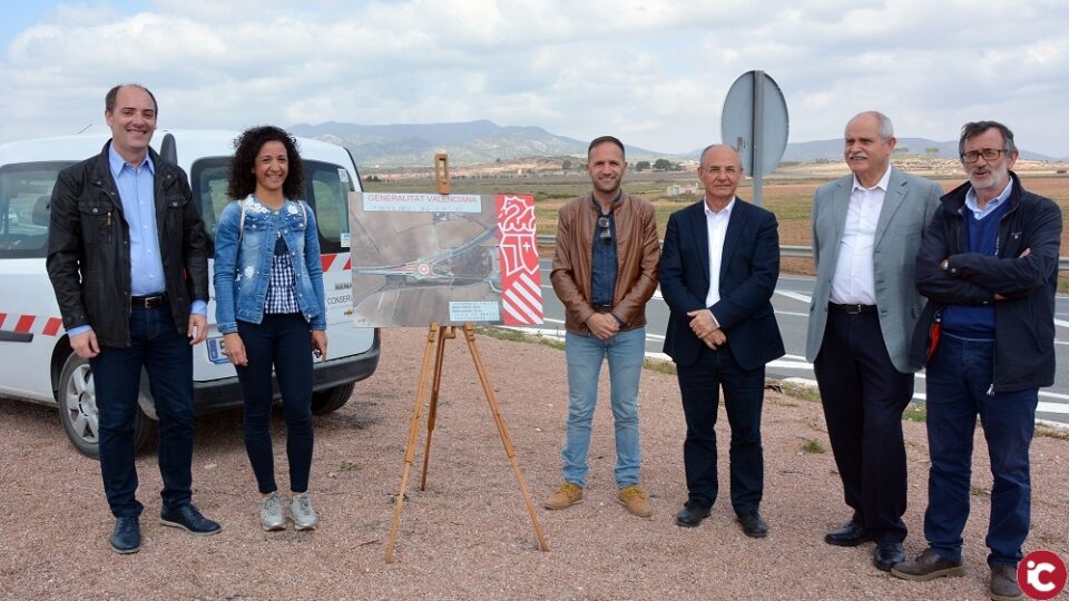 La rotonda de la carretera de Jumilla estará terminada en verano