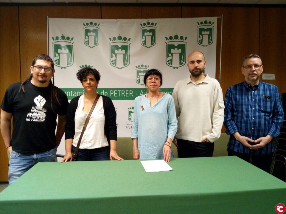 Podem Petrer ha presentado enmiendas parciales a los presupuestos generales para 2018.