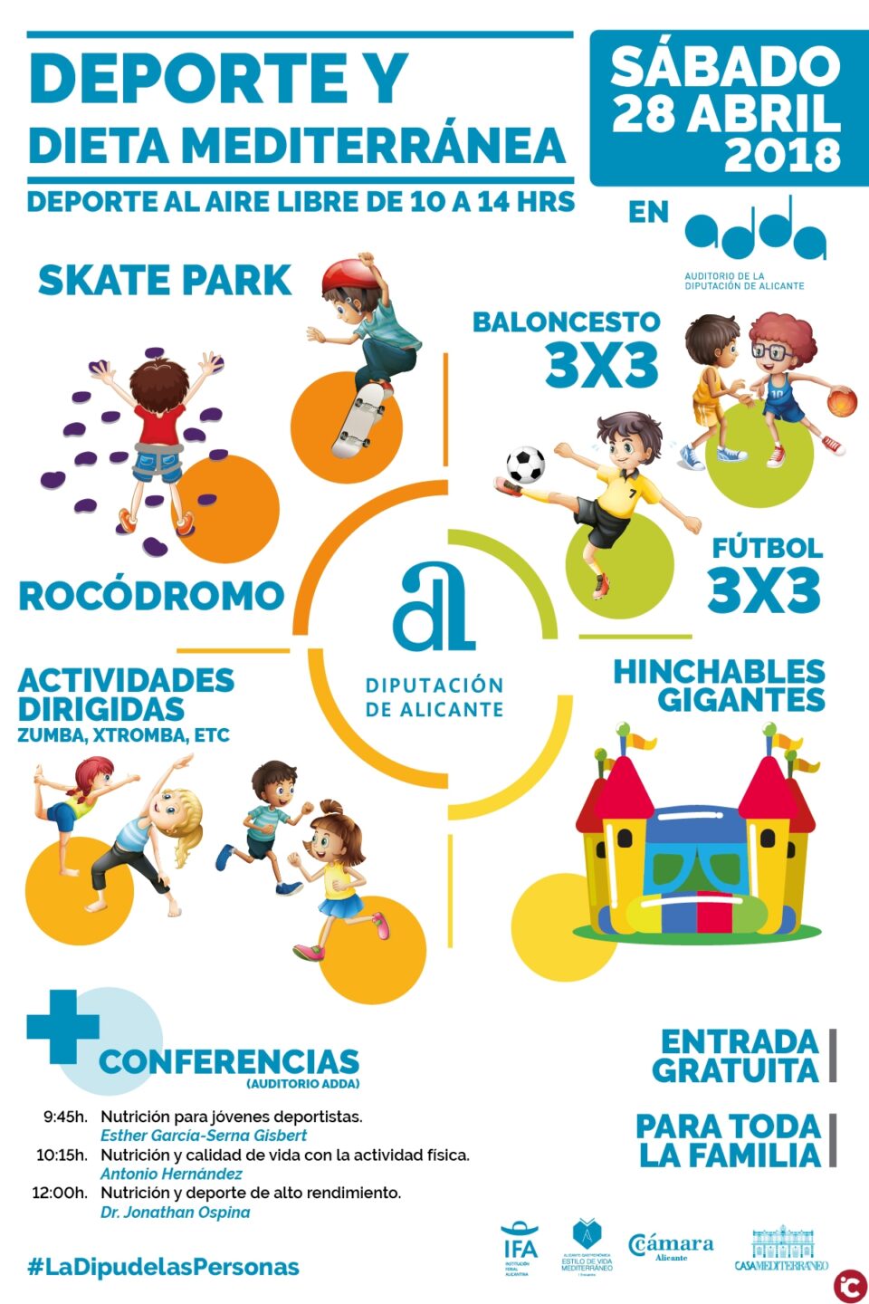 Alicante Gastronómica arranca este sábado en el ADDA con una jornada dedicada al deporte y la Dieta Mediterránea