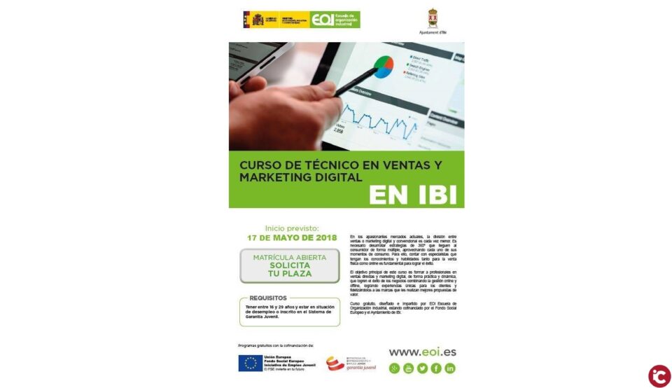 Curso de Técnico en Ventas y Marketing Digital en Ibi