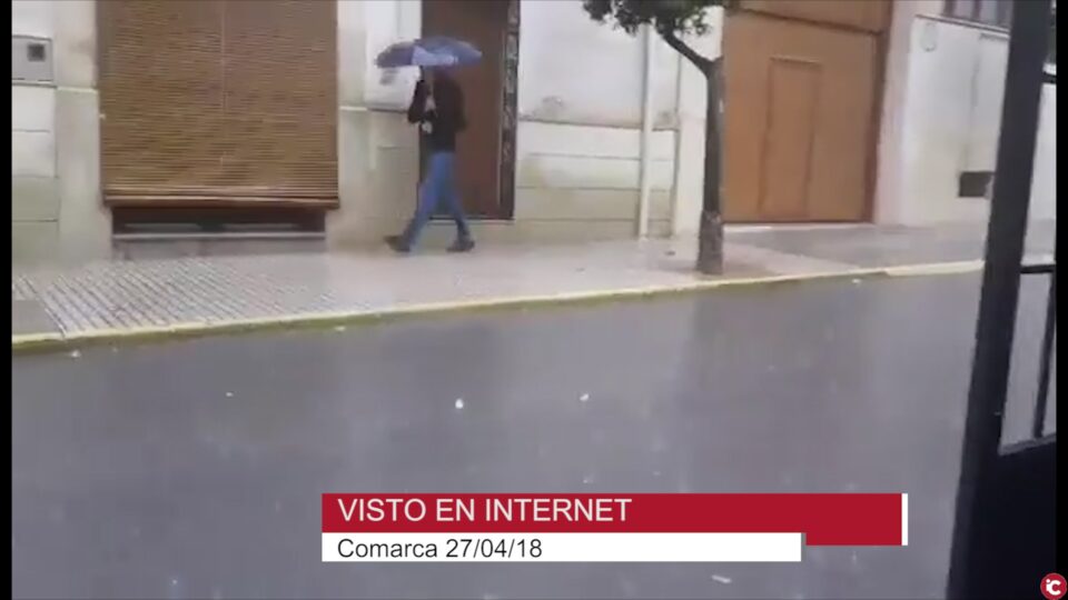 Fuerte tromba de agua en varios puntos de la provincia de Alicante